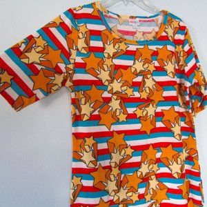Perfect for the 4th! 🇺🇸NWOT LulaRoe Julia stars and stripes dress, XL